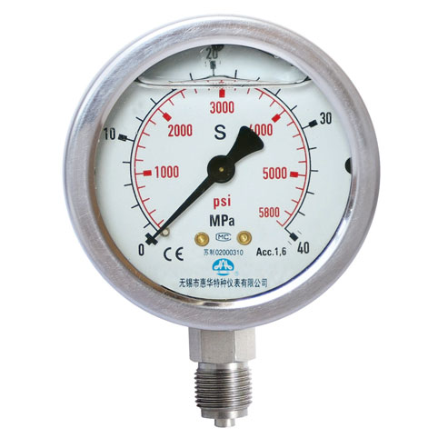 耐震全不锈钢压力表 耐震全不锈钢压力表