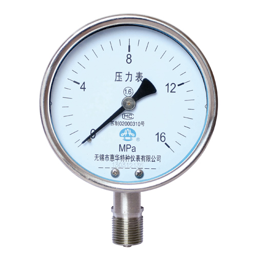 普通不锈钢压力表 普通不锈钢压力表