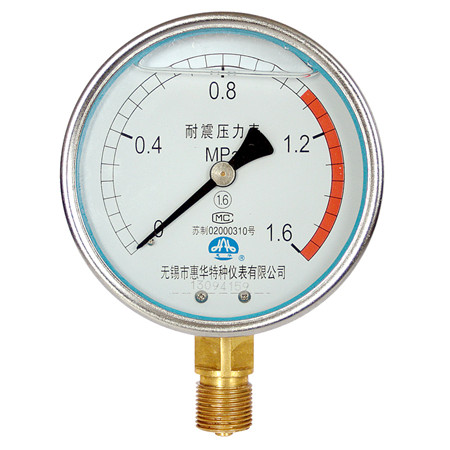 径向耐震压力表
